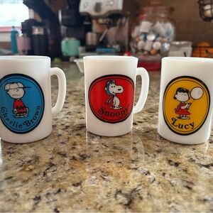 Charlie Brown Character Mug Set - White